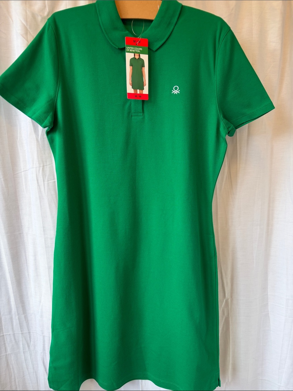 United Colors Of Benetton Emerald Green Polo Dress